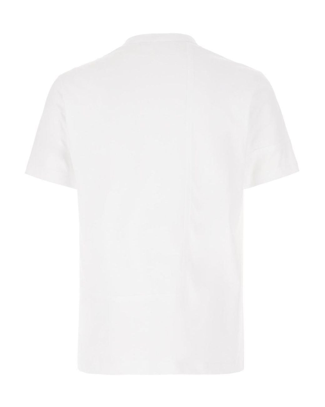 Comme des Garçons White Comme Des Garçons Shirt Short-Sleeved Crewneck T-Shirt for men