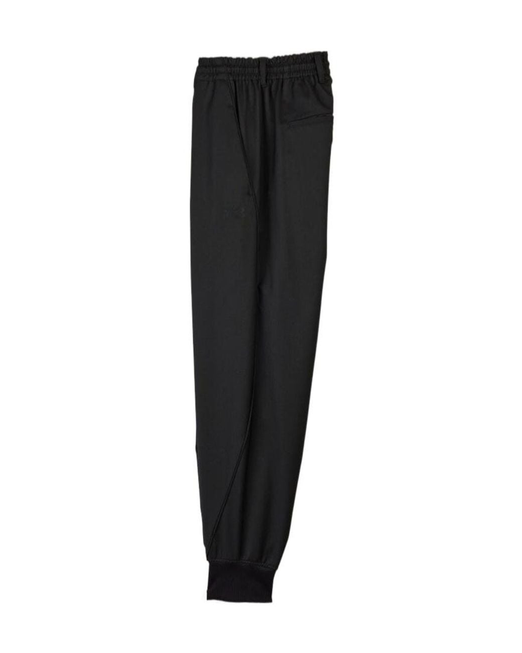 Y-3 Black Straight-Leg Drawstring Track Trousers for men