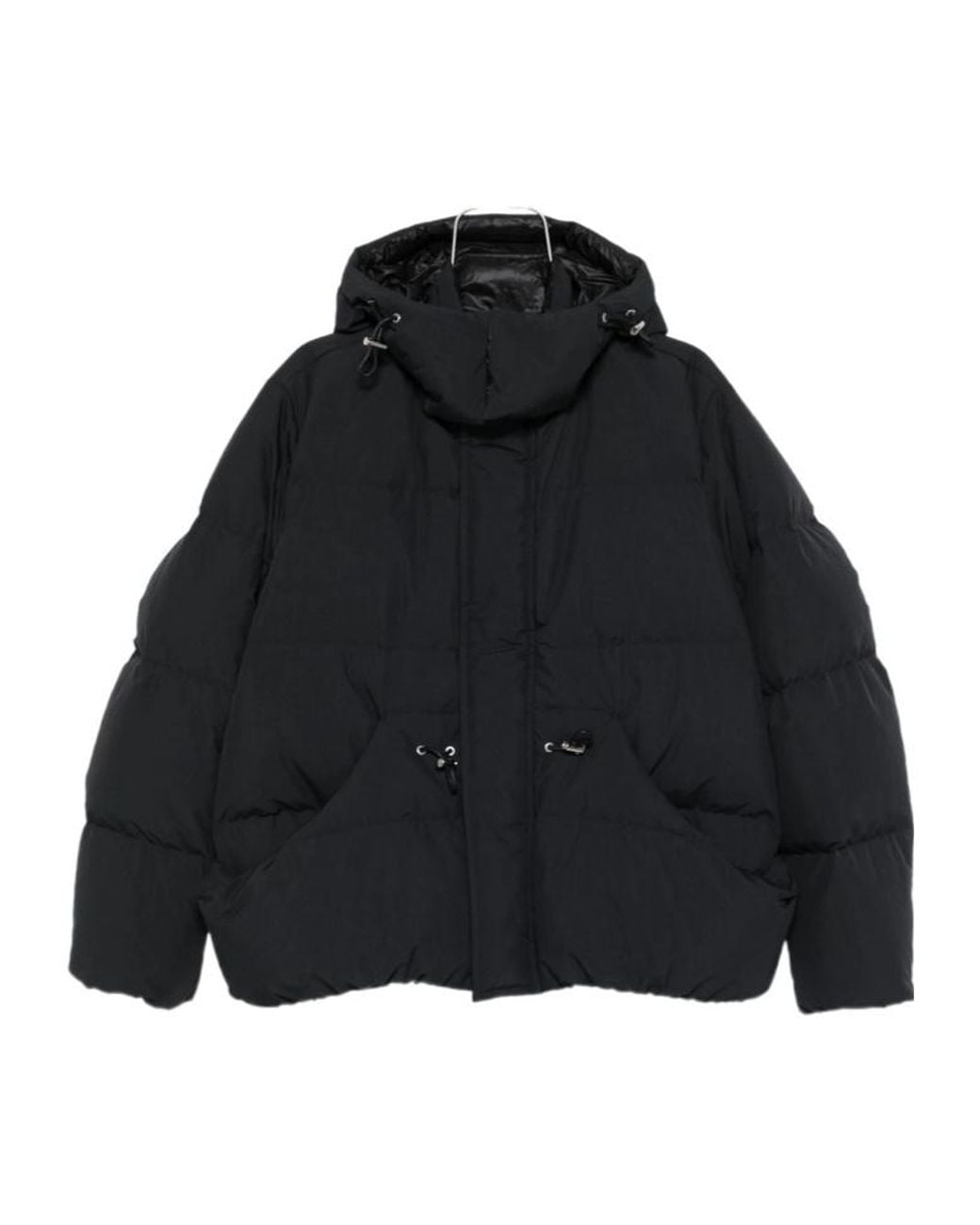 Sacai Black Long-Sleeved Down Jacket for men