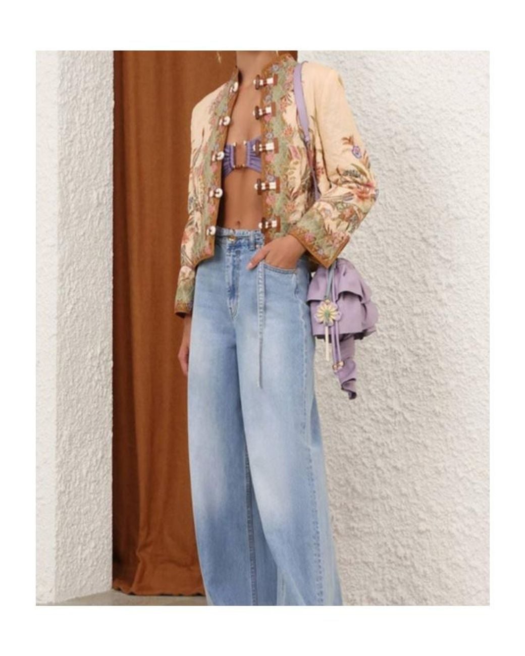 Zimmermann Natural Indra Bomber Jacket