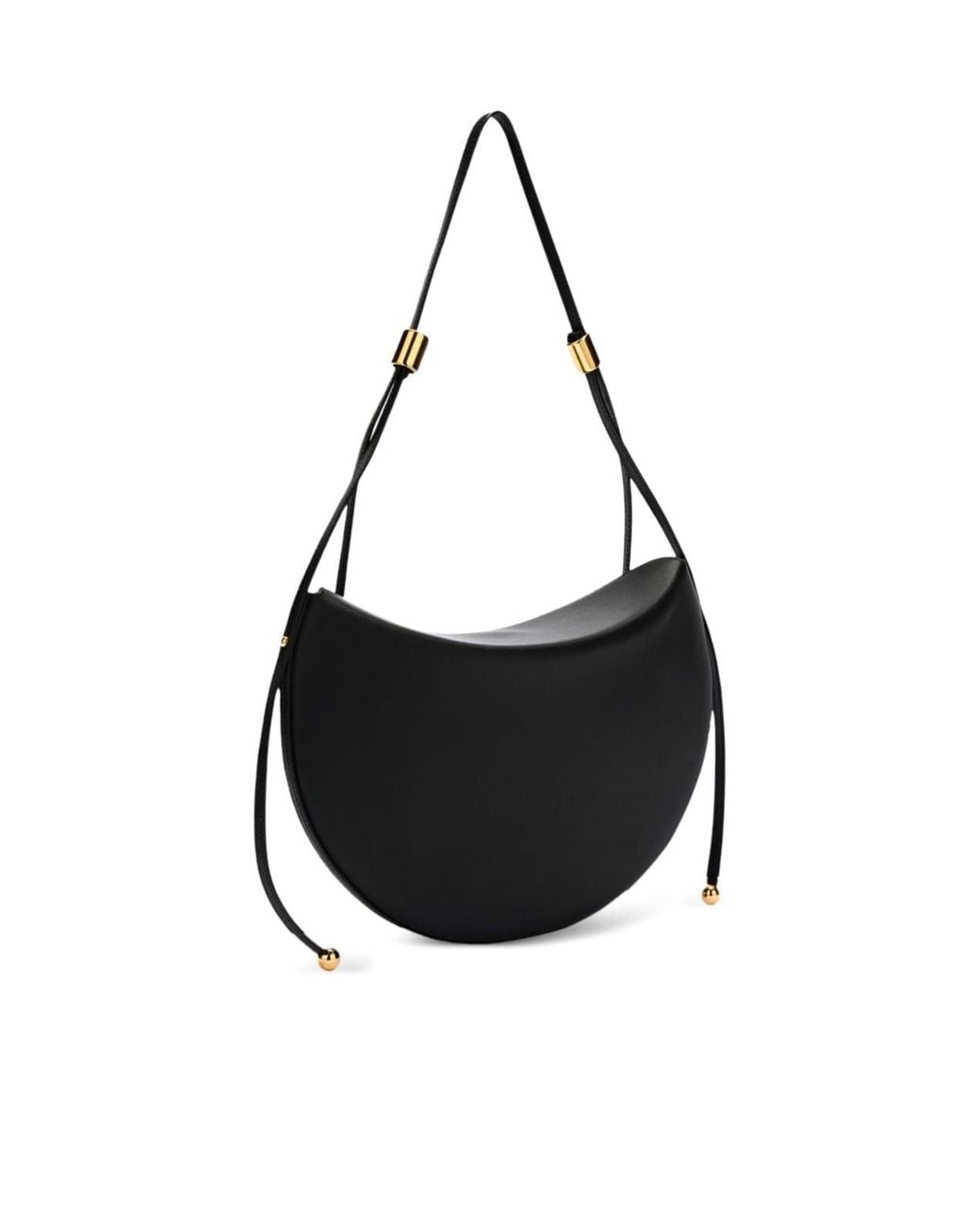 Furla Black Letter Logo Shoulder Bag