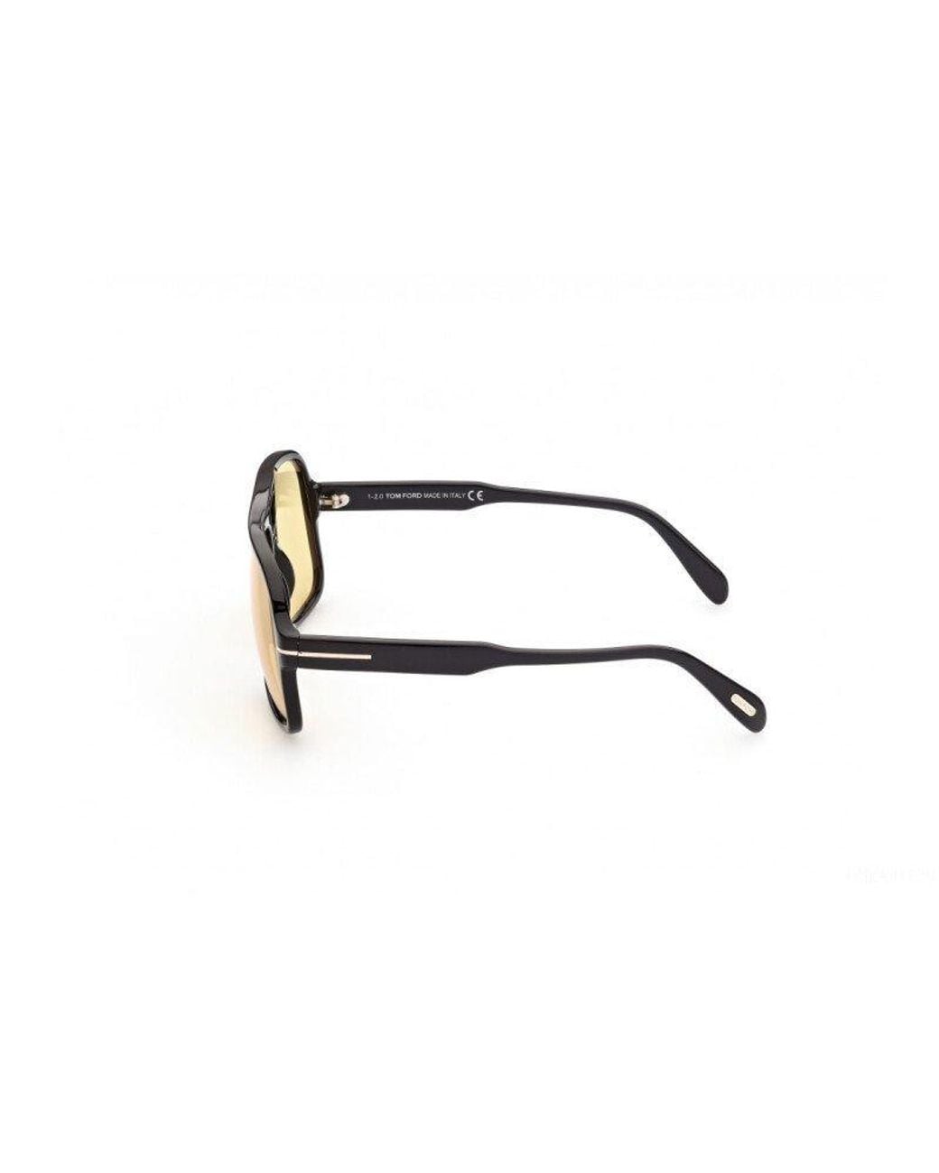 Tom Ford Metallic Eyewear Falconer Square Frame Sunglasses for men