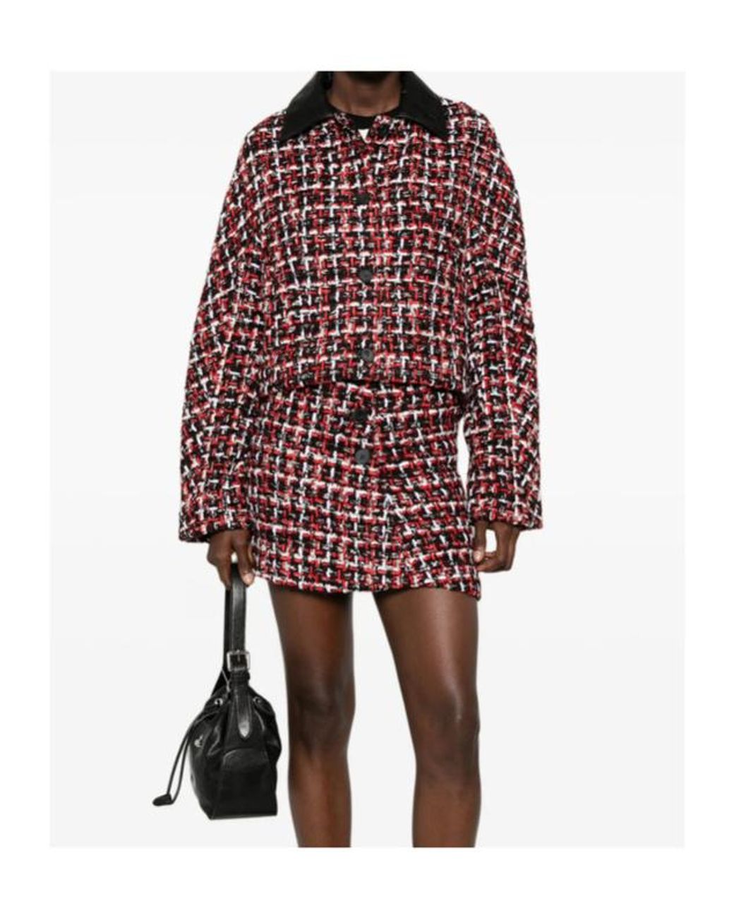 IRO Red Button-Down Casual Jacket