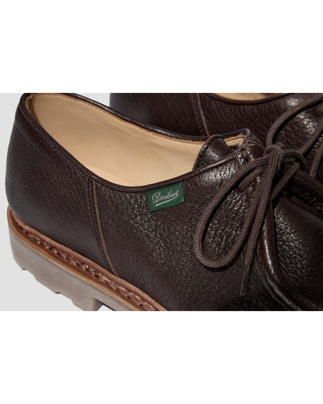 Paraboot Brown Round-Toe Loafers for men