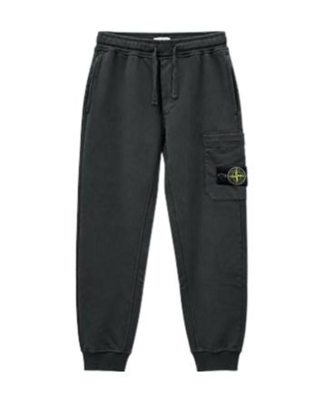 Stone Island Gray Drawstring Sweatpants for men
