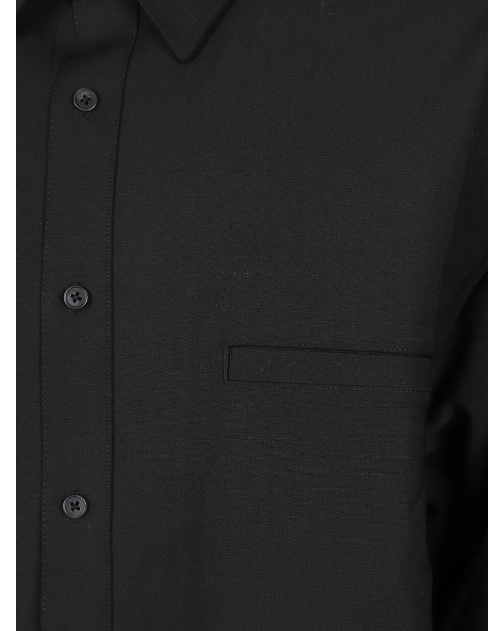 Entire studios Black Pocket Shirt for men