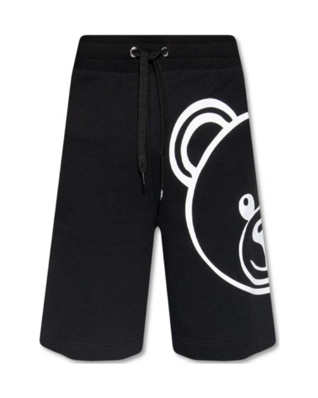 Moschino Black Logo Detail Shorts for men