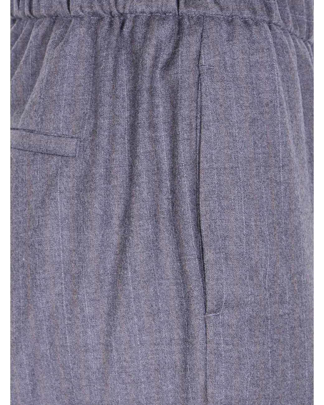 Peserico Blue Slim Fit Trousers