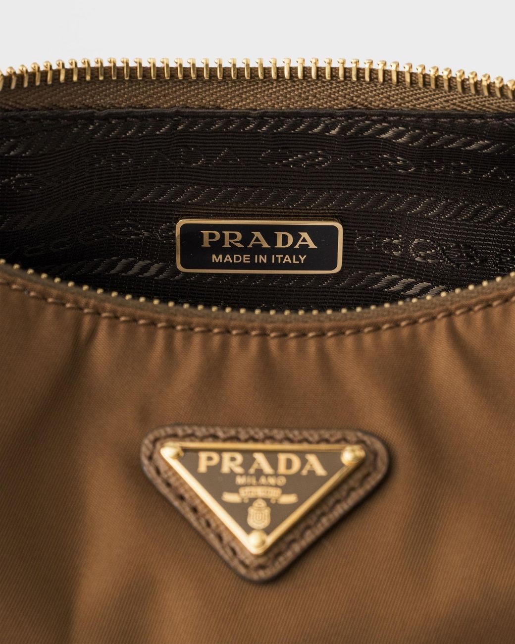 Prada Brown Re-Edition 2008 Re-Nylon Mini-Bag