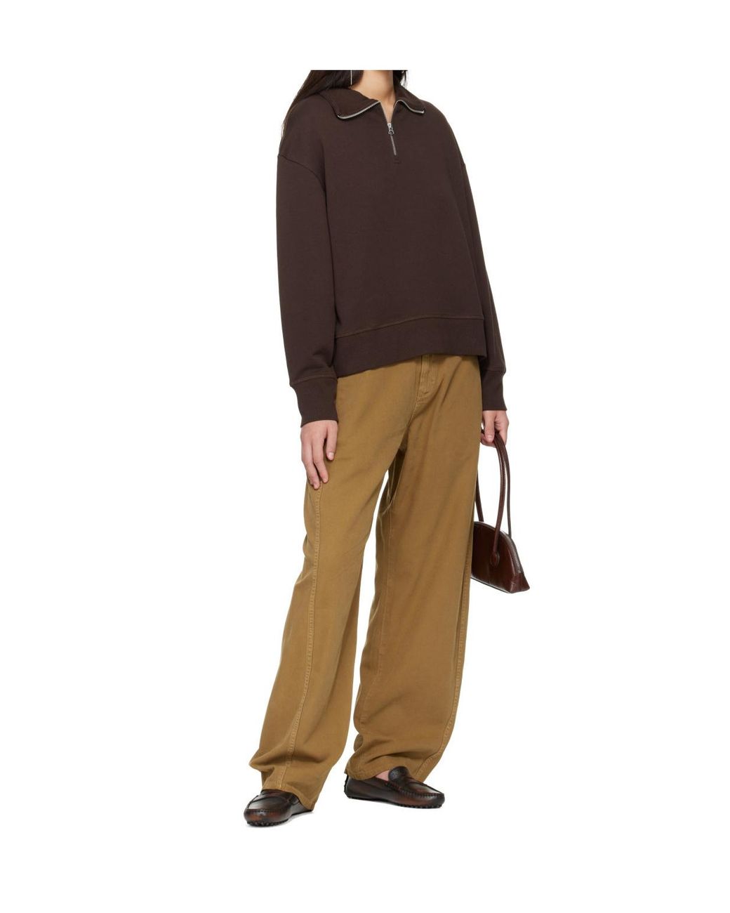 Rag & Bone Brown Long-Sleeved Pullover