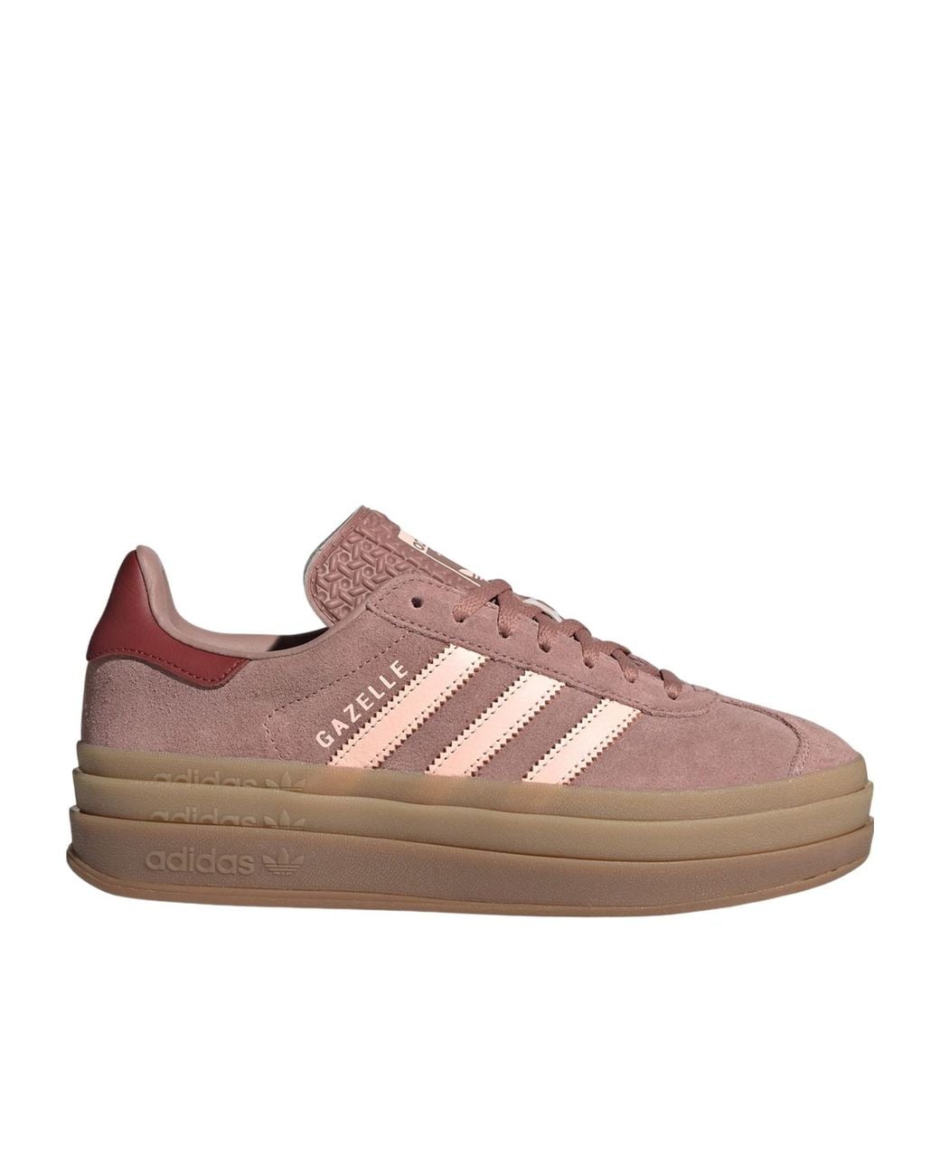 Adidas Brown Gazelle Bold Sneakers