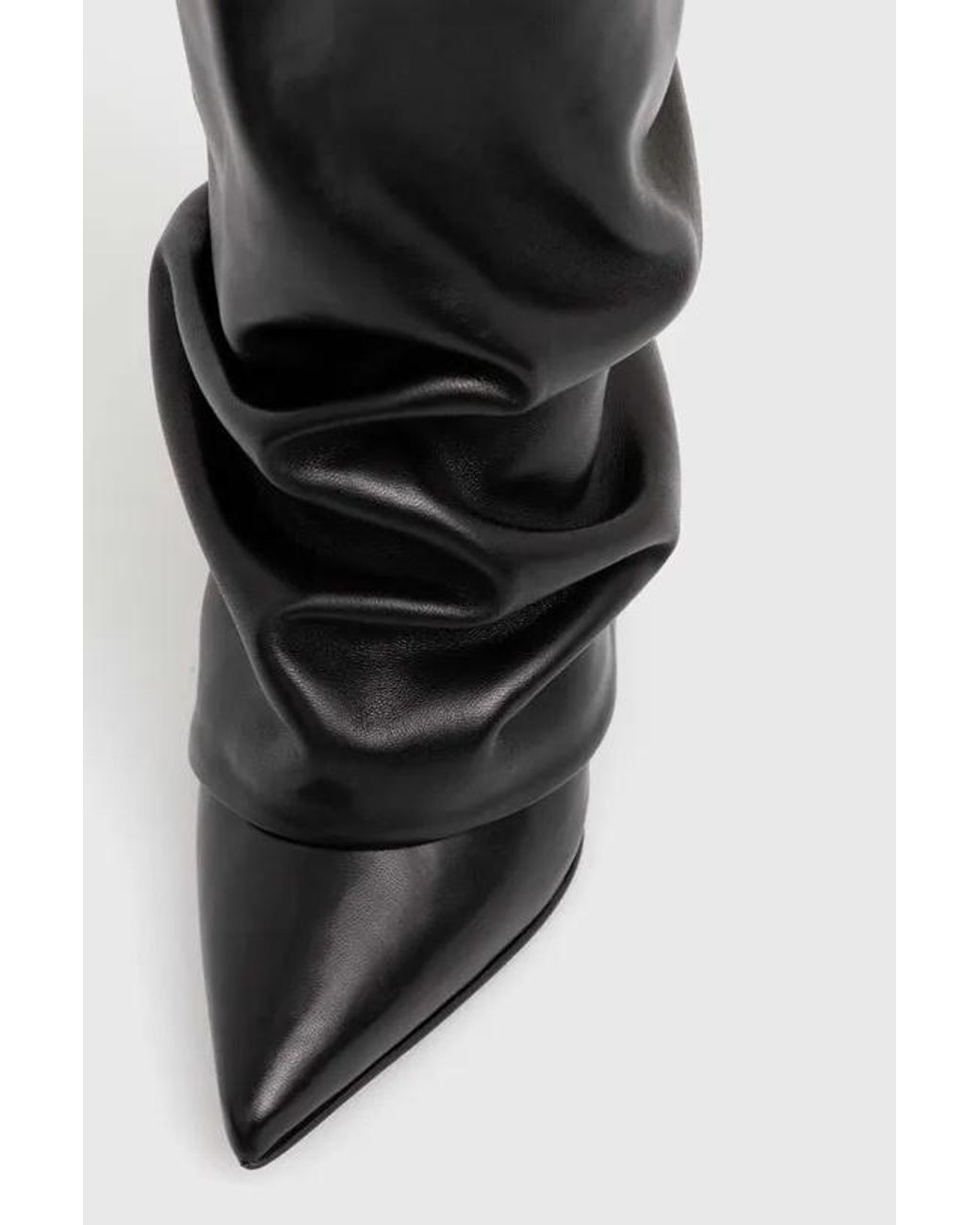 Le Silla Black Andy 120Mm Pointed-Toe Boots