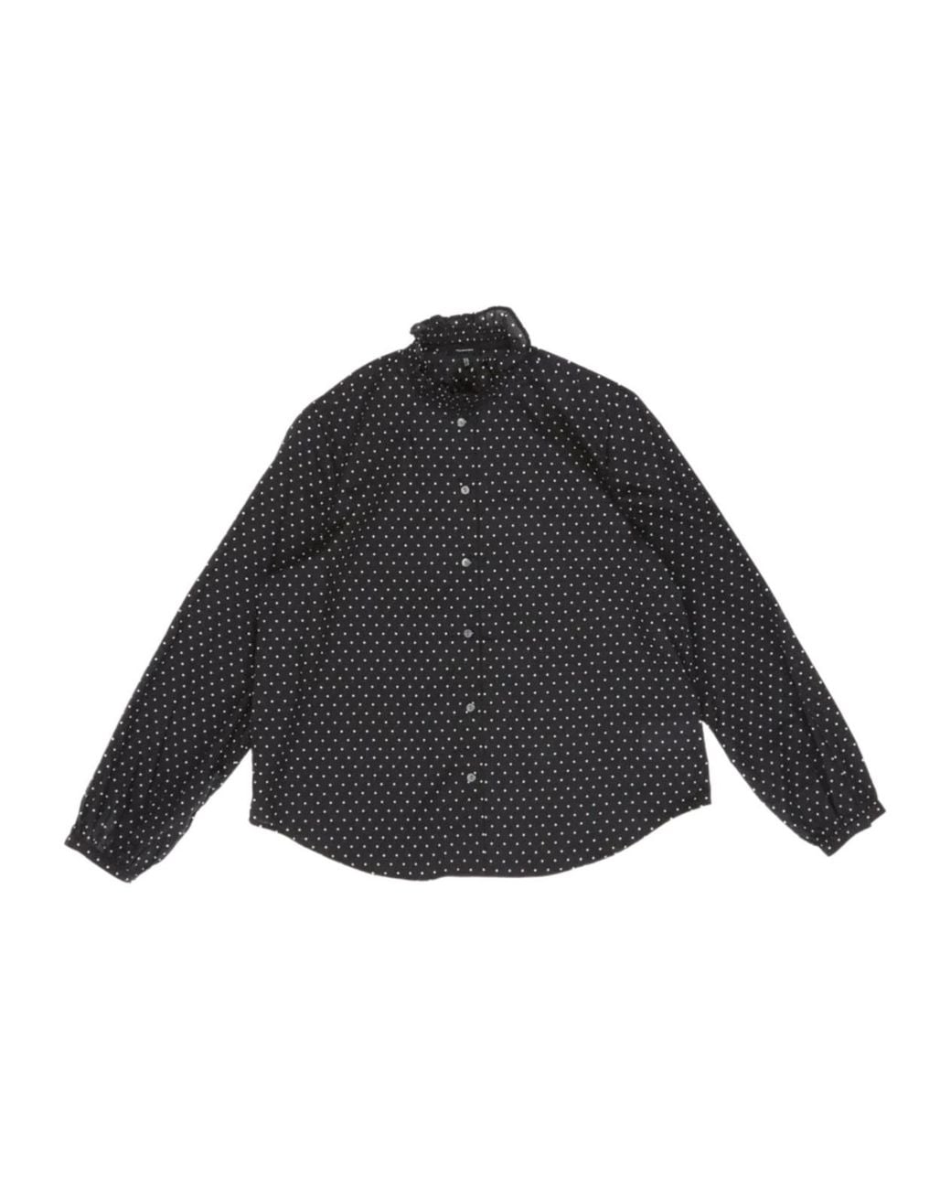 R13 Black Long-Sleeved Shirt