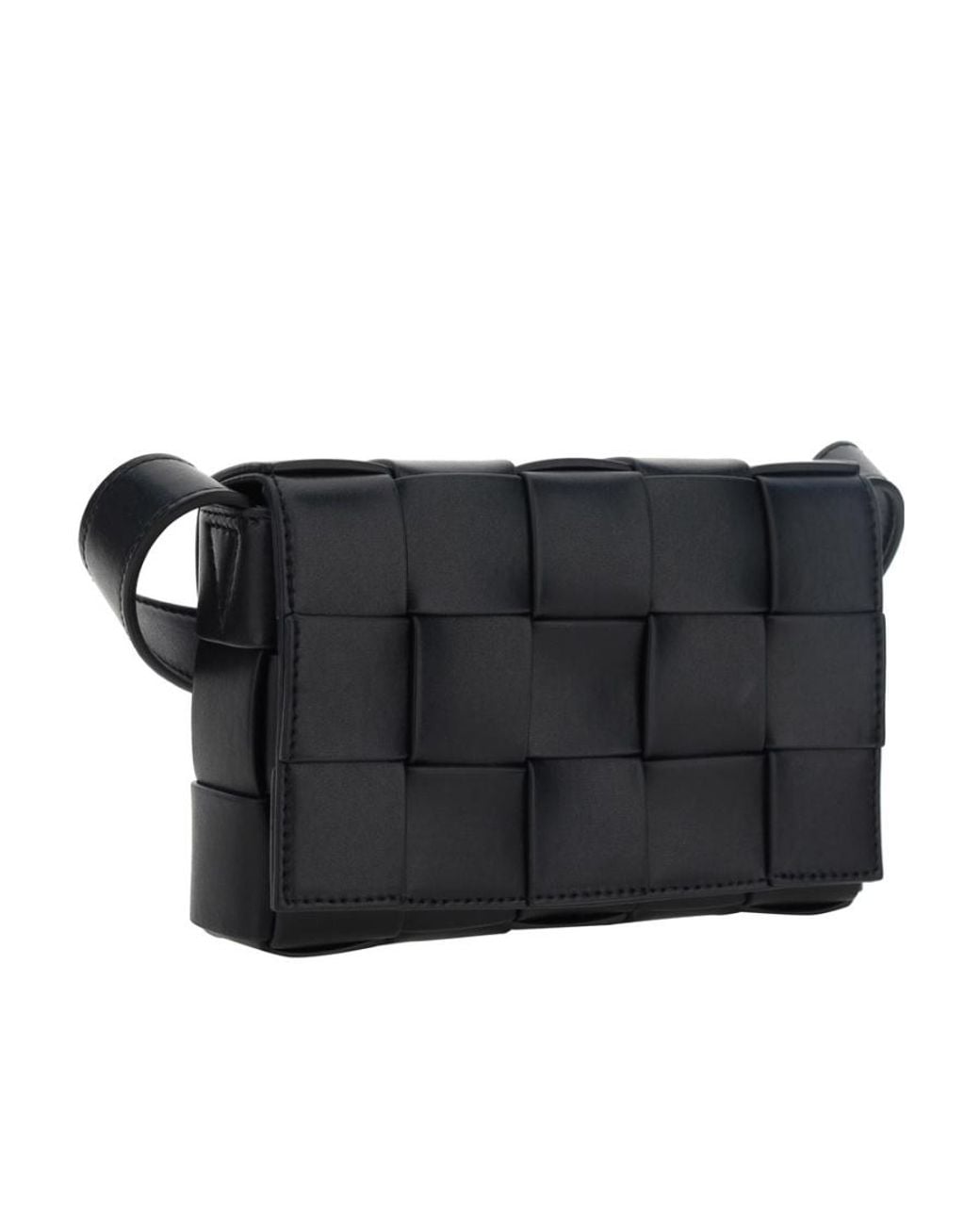 Bottega Veneta Black Cassette Small Shoulder Bag for men
