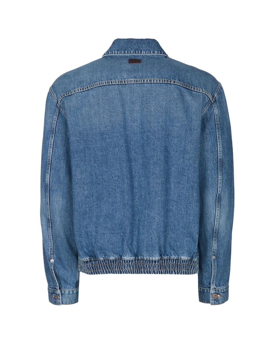 Dior Blue Homme Zipped Jacket for men