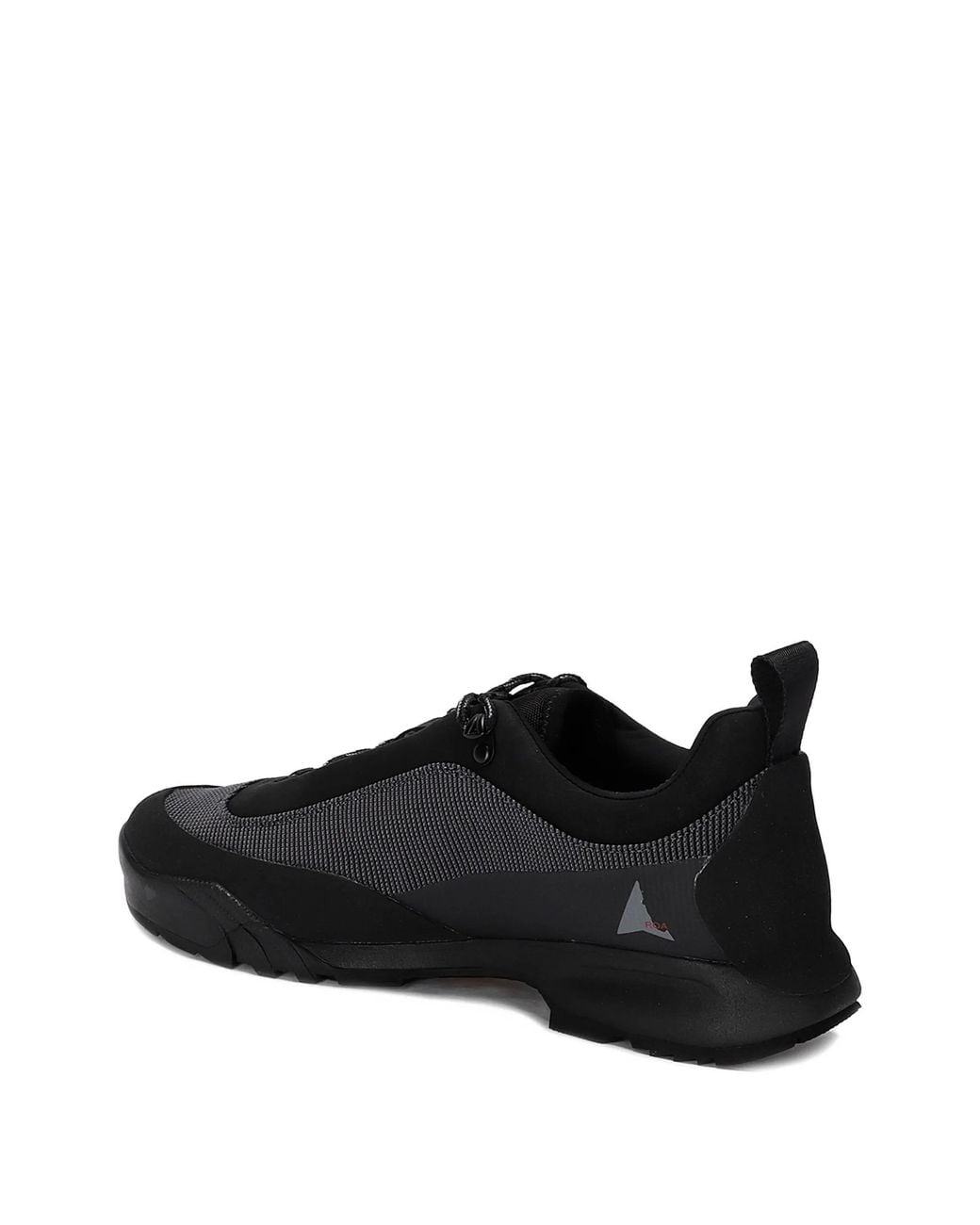 Roa Black Lace-Up Sneakers for men