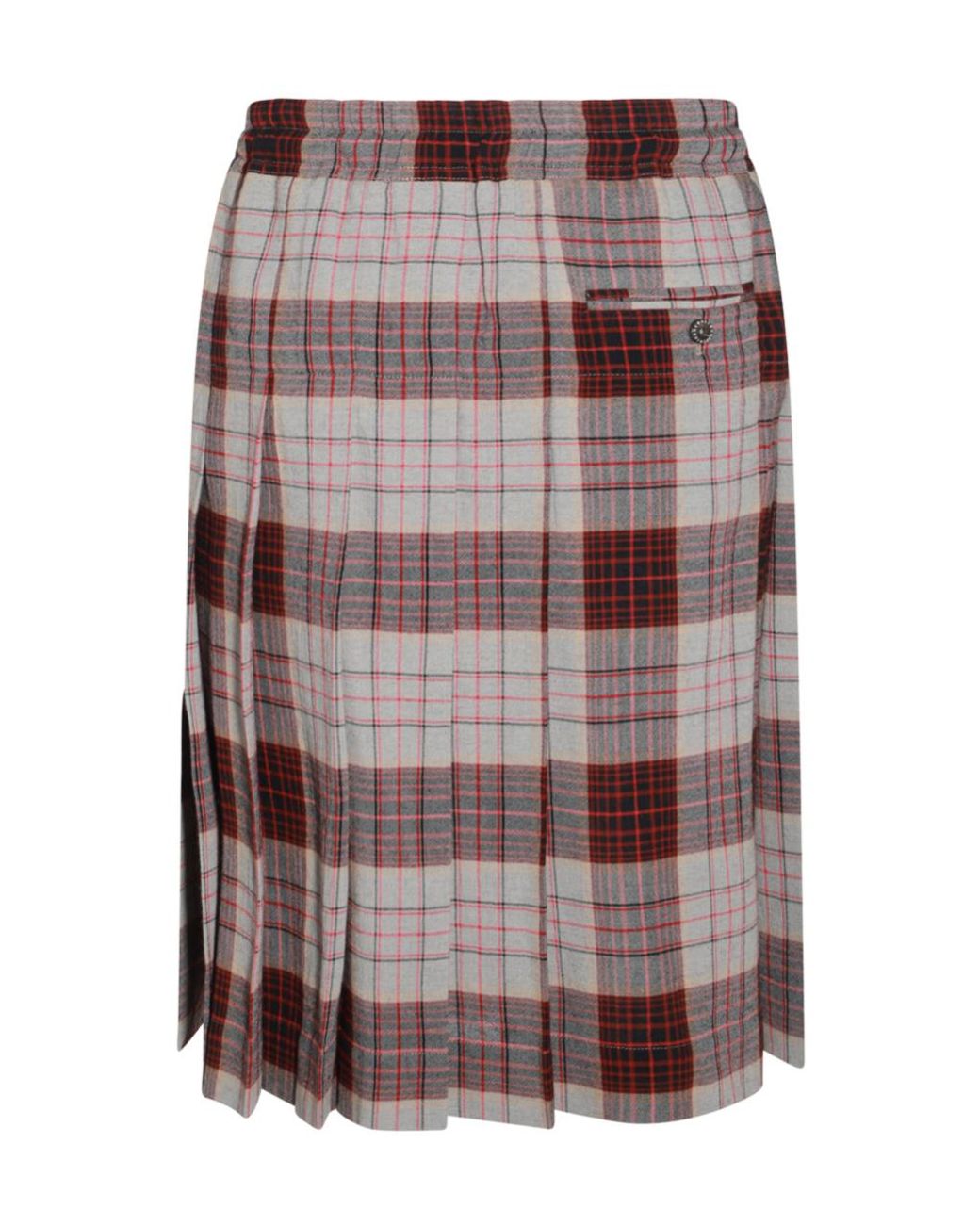 Vivienne Westwood Brown Checked Drawstring Skirt