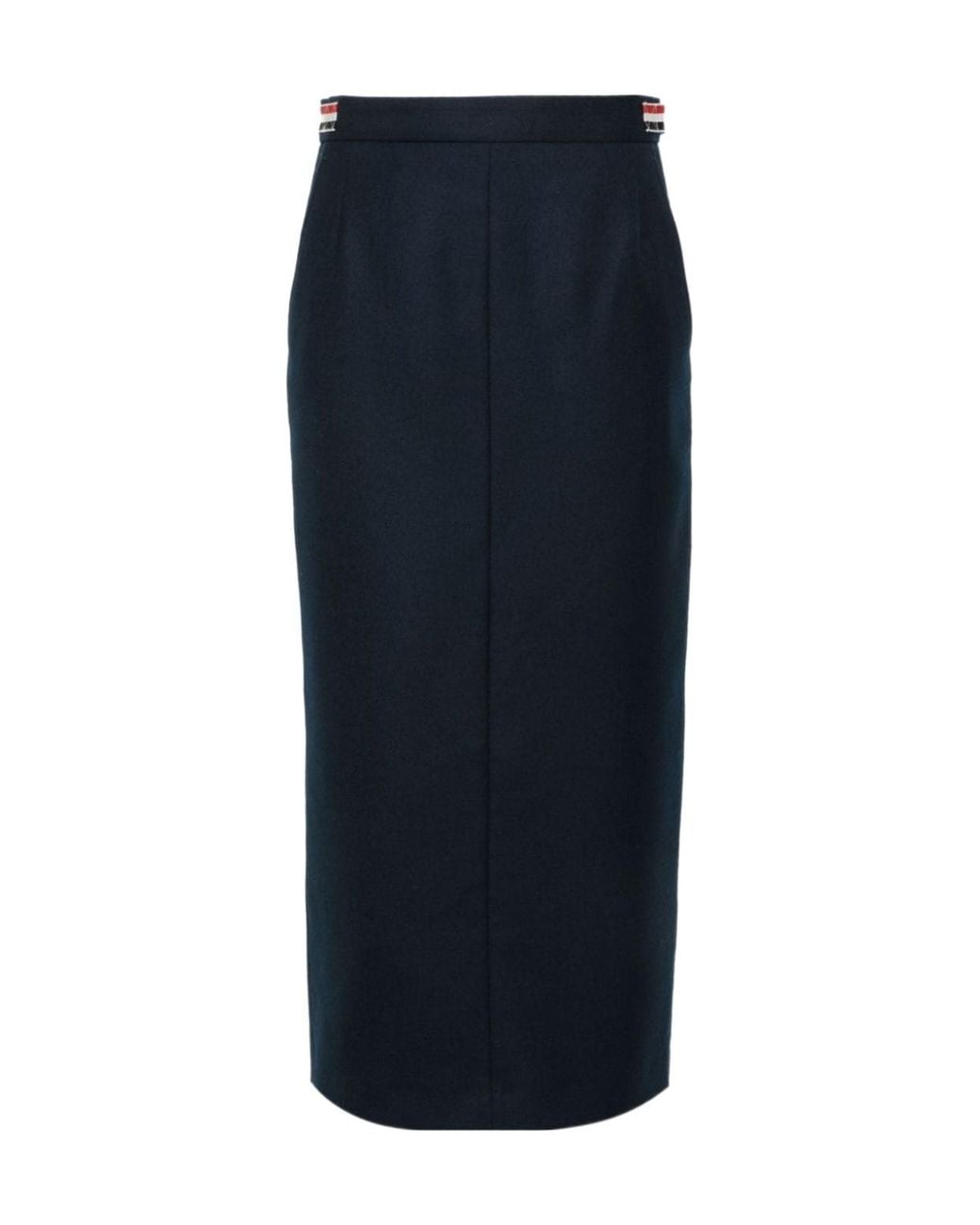 Thom Browne Blue Stripe Detailed Skirt