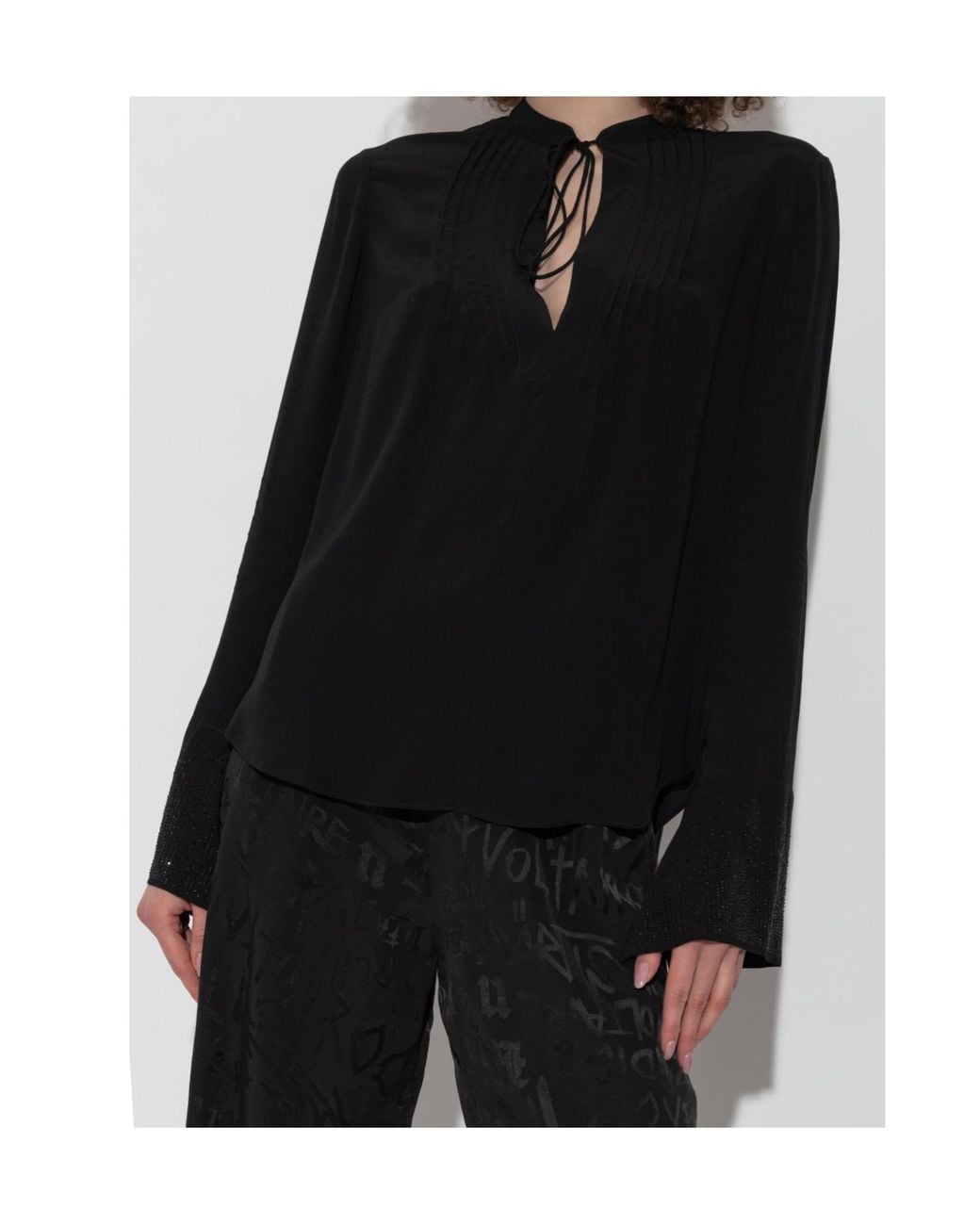Zadig & Voltaire Black Taika Blouse
