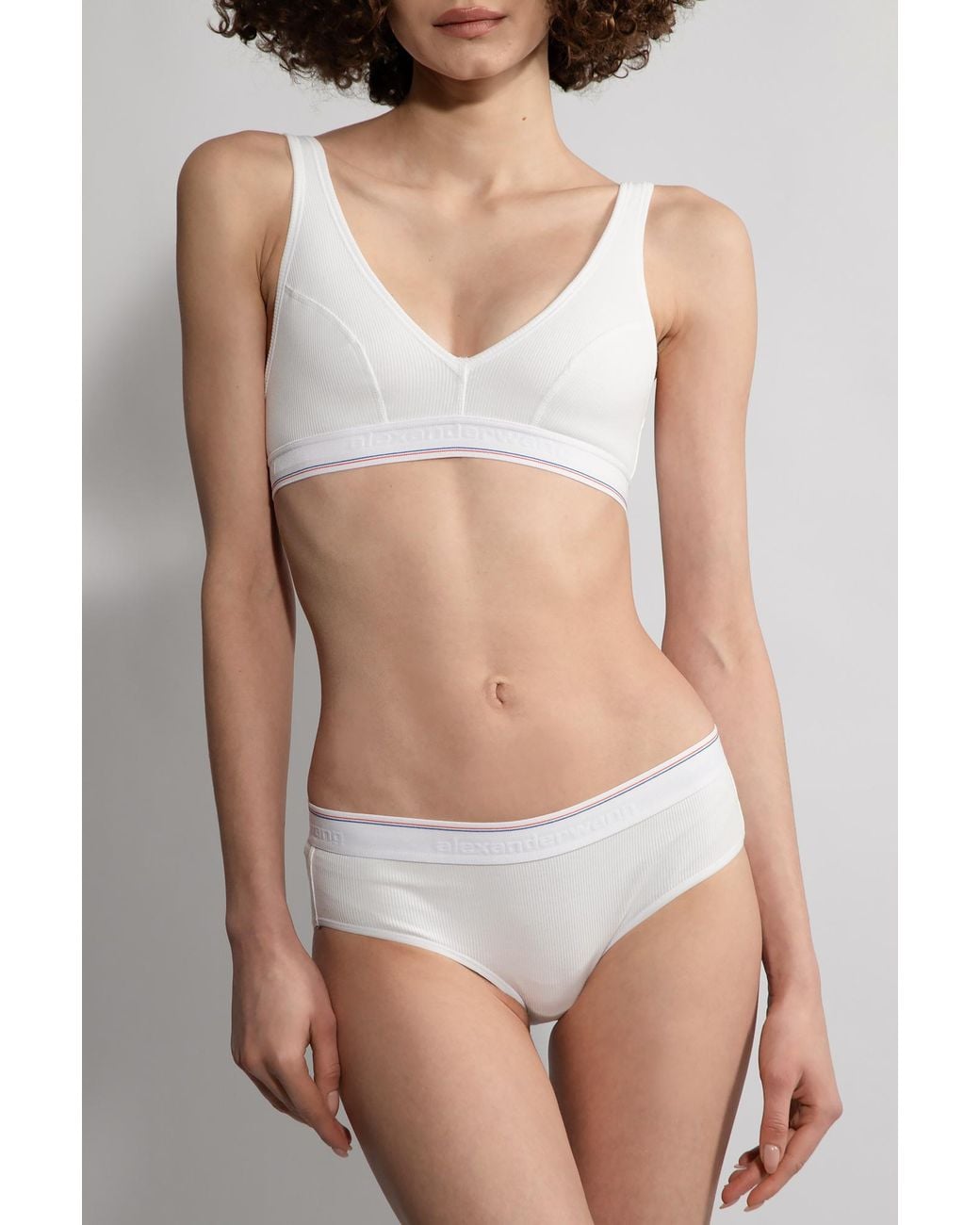 Alexander Wang White Logo Underwear