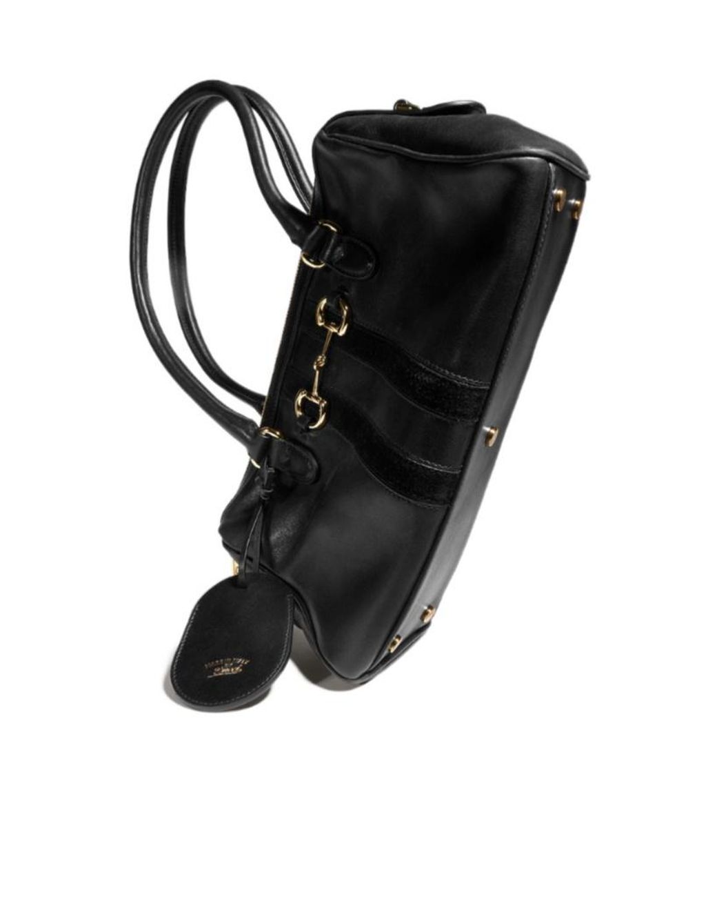 Gucci Black Borsetto Medium Boston Bag