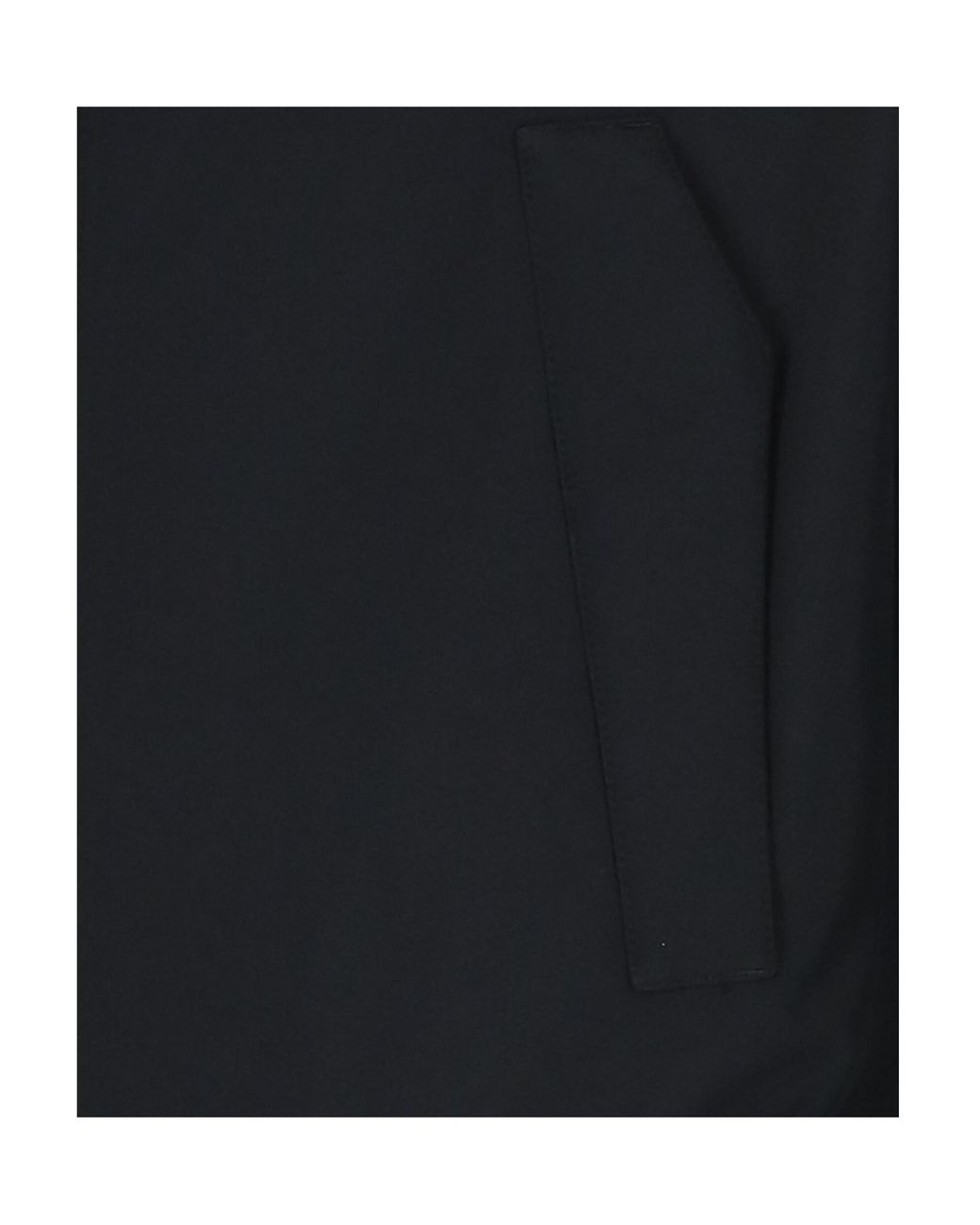 Herno Black Zip-Up Hooded Parka for men