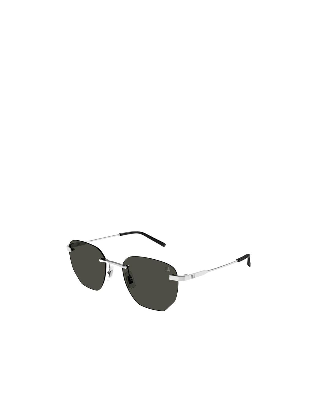 Dunhill Metallic Geometric Frame Sunglasses for men