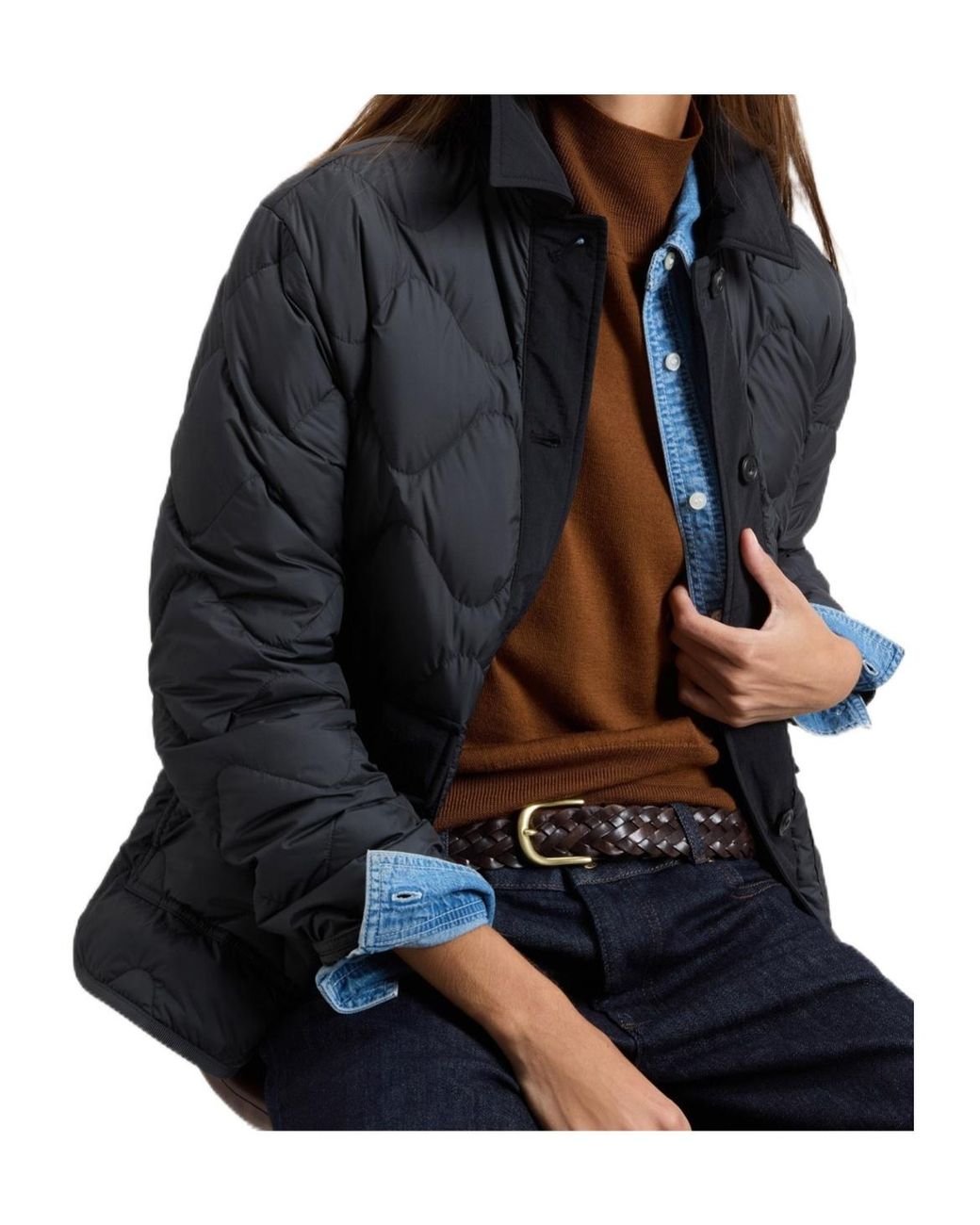 Woolrich Blue Heritage Quilted Down Jacket