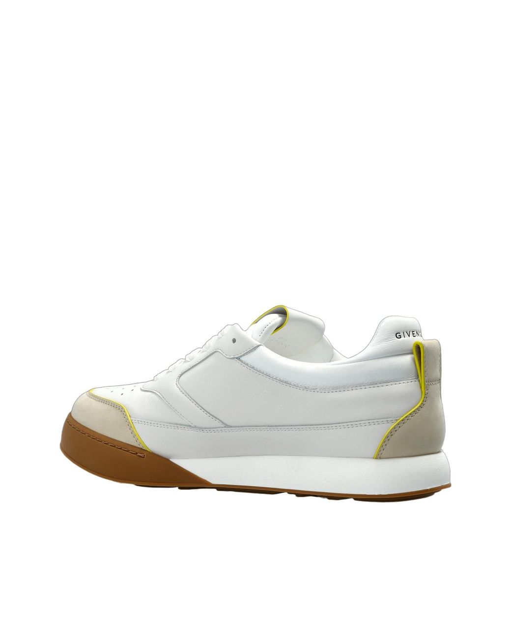 Givenchy White Leather Sports Shoes for men