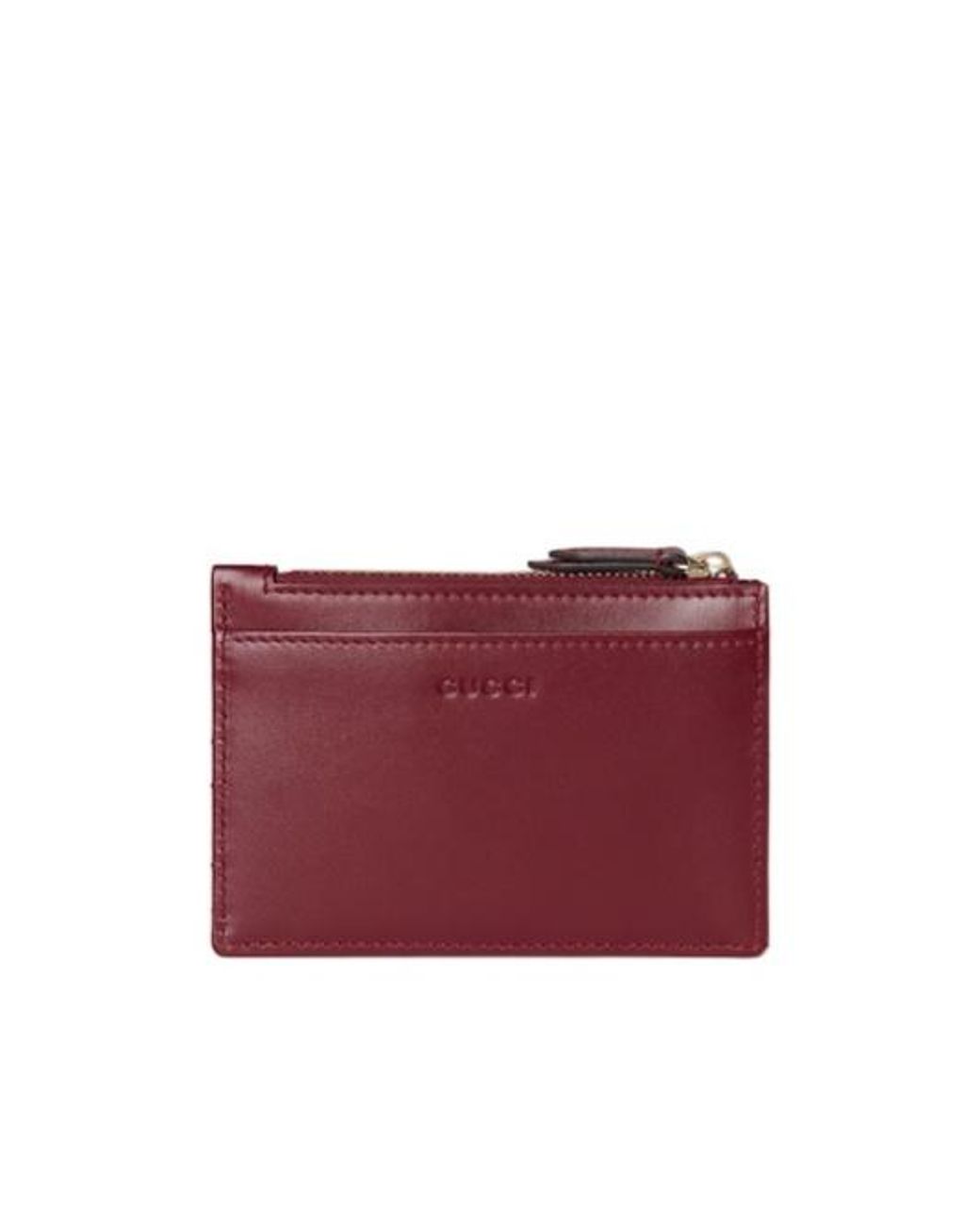 Gucci Purple Gg Marmont Zip Key Pouch