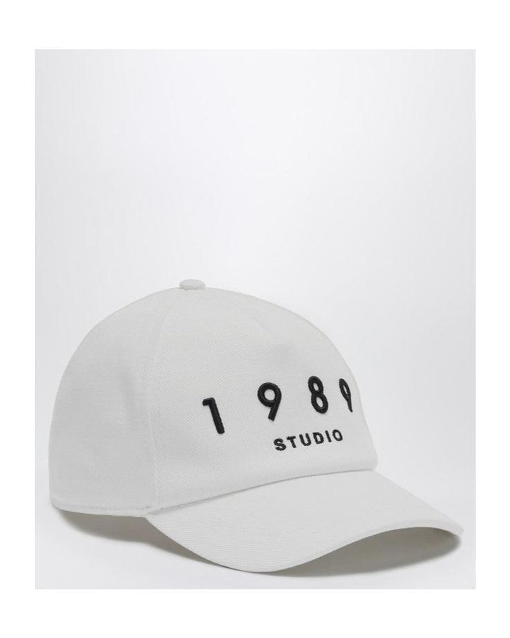 1989 STUDIO White Logo Baseball Cap for men