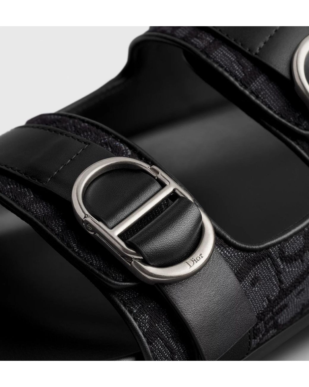 Dior Black Homme Aqua Sandals for men