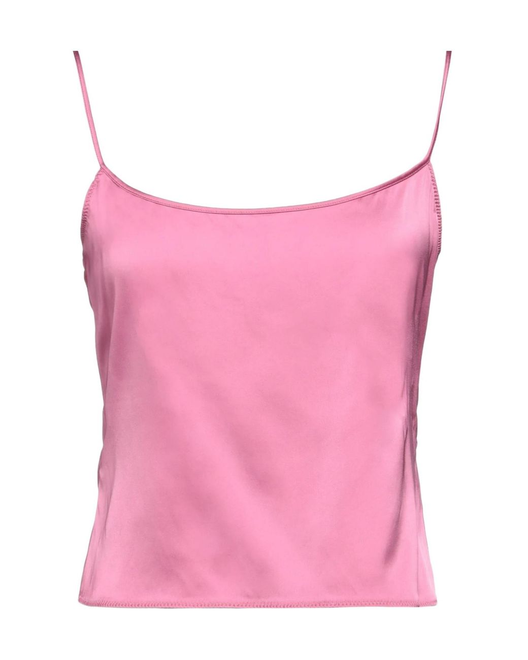 Jacquemus Pink Solid-Colored Satin Camisole