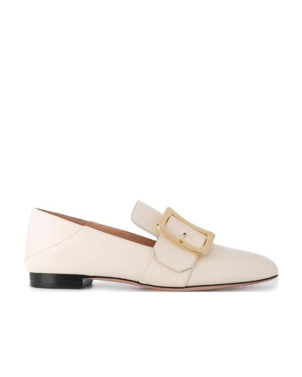 Bally White Janelle Loafers