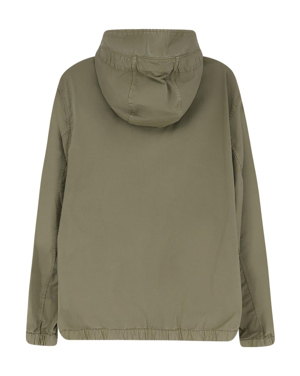 Stone Island Green Stretch Cotton Twill-Tc Jacket for men