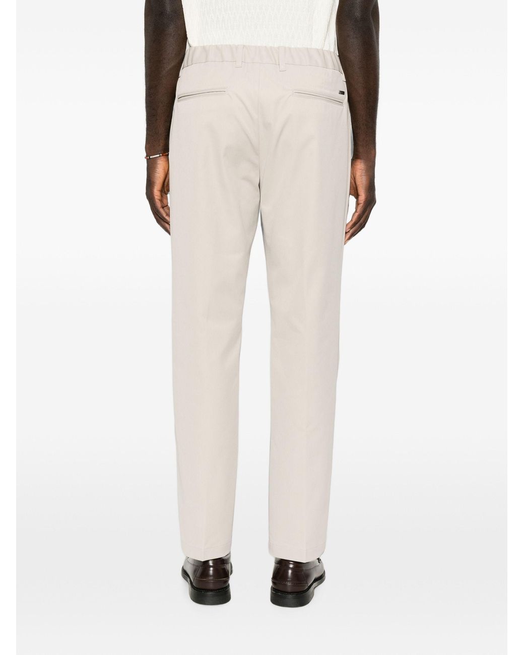 Herno Natural Logo Casual Pants for men