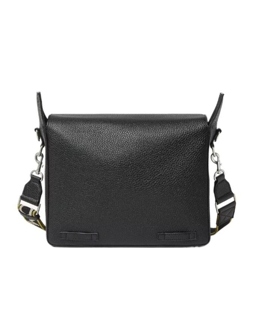 Fendi Black Flow Medium Crossbody Bag for men