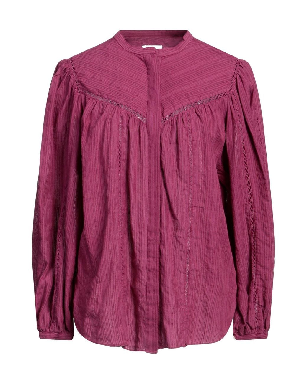 Isabel Marant Purple Solid Colour Shirts Blouses