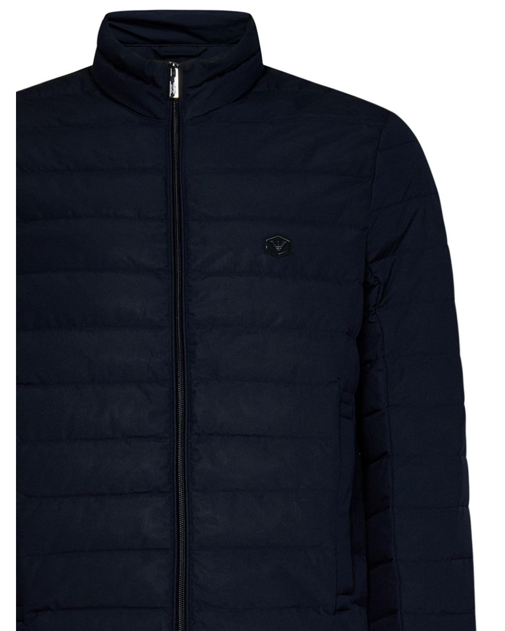 Emporio Armani Blue Down Jacket for men