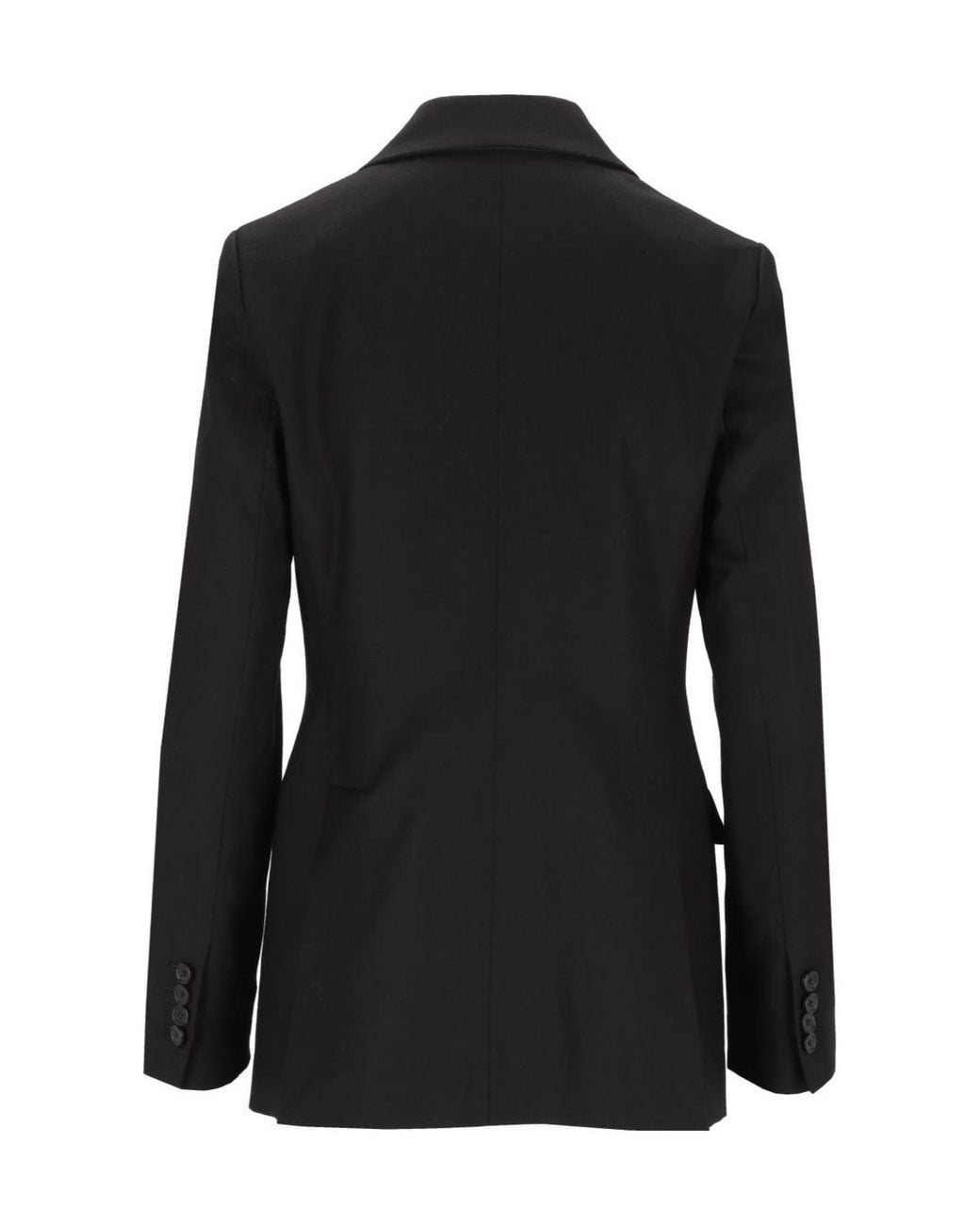 Barena Black Double-Breasted Long-Sleeved Jacket