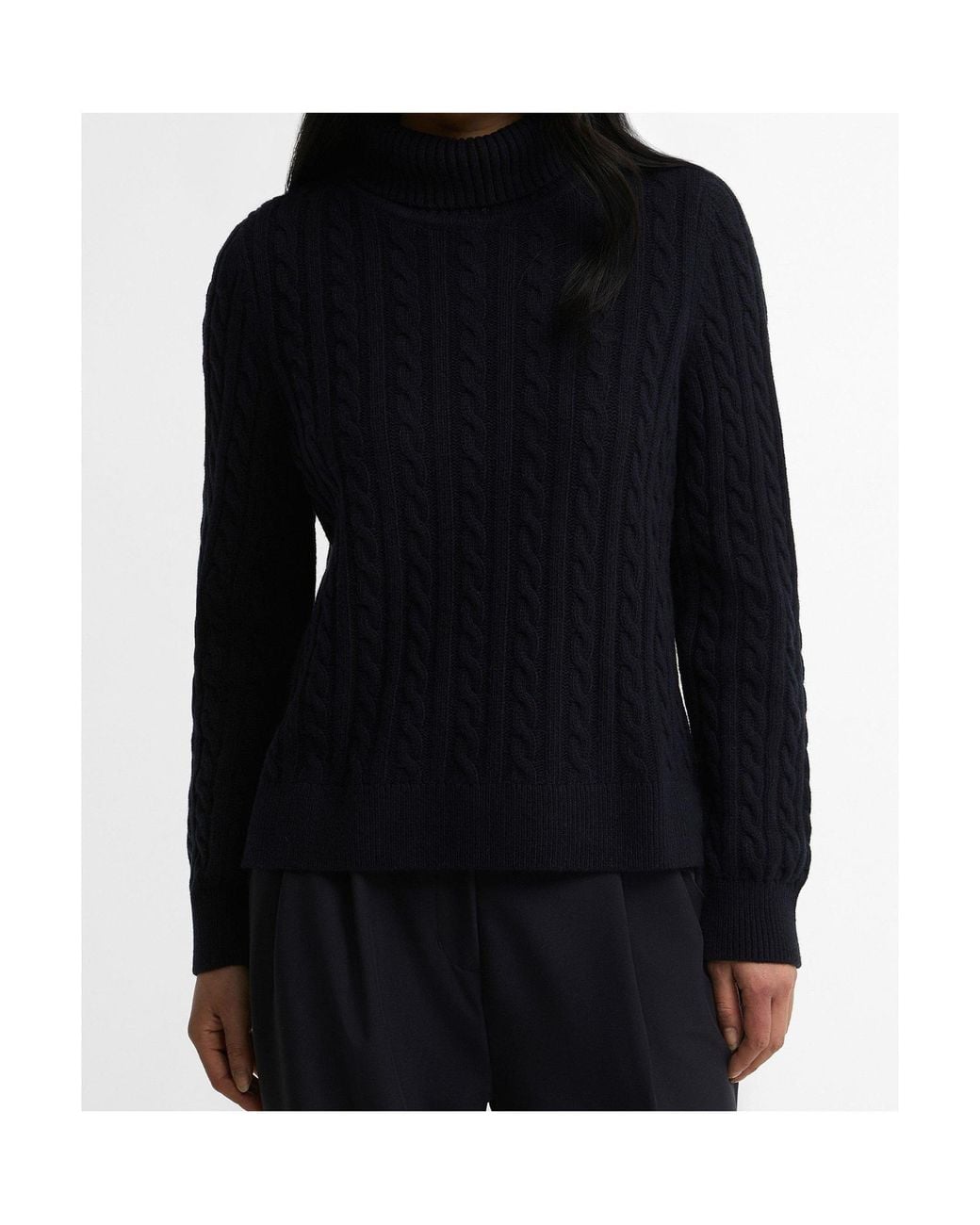 Barbour Black Collared Sweater