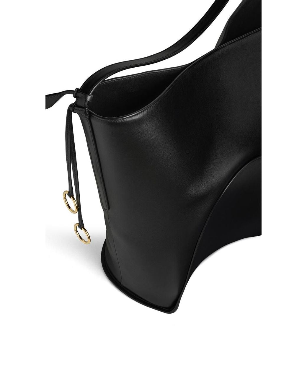 Alaïa Black Alaïa Hip Large Bucket Bag