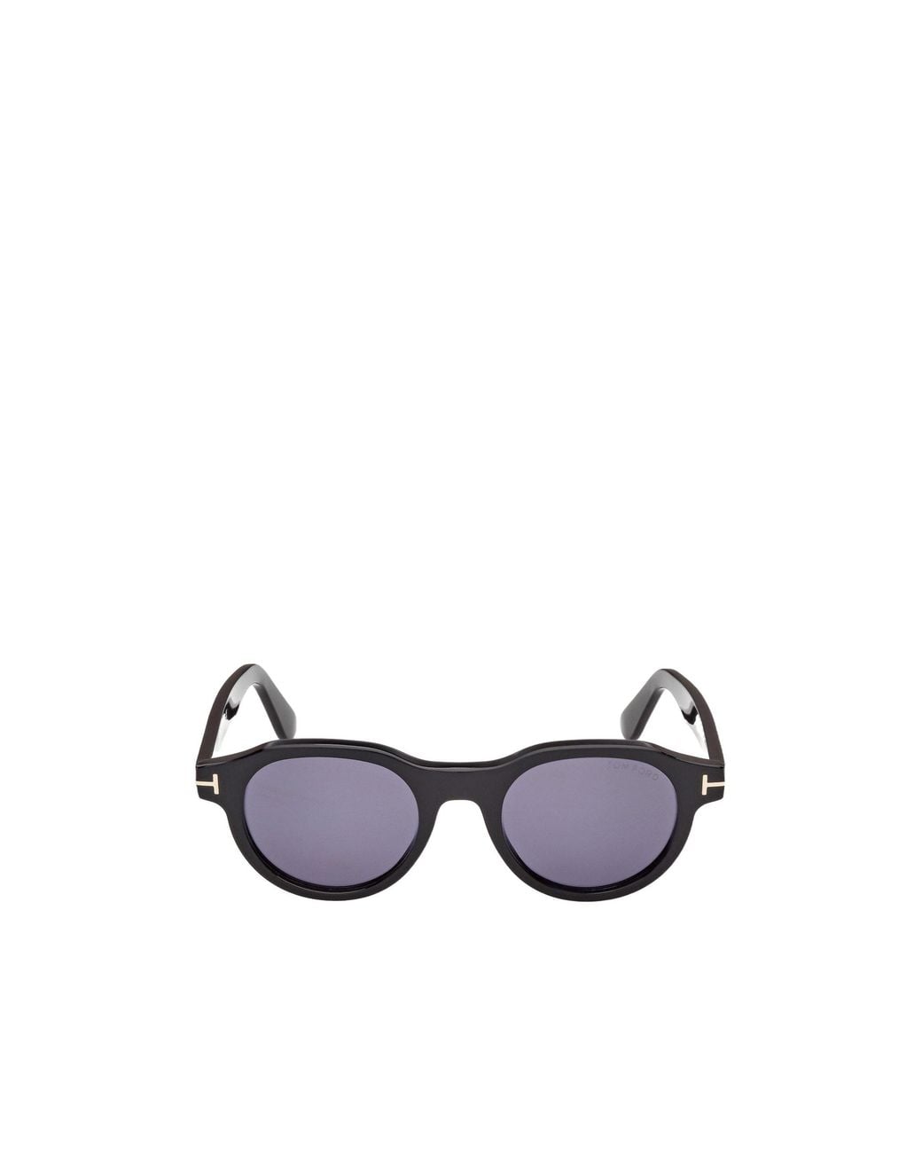 Tom Ford White Round-Framed Sunglasses for men