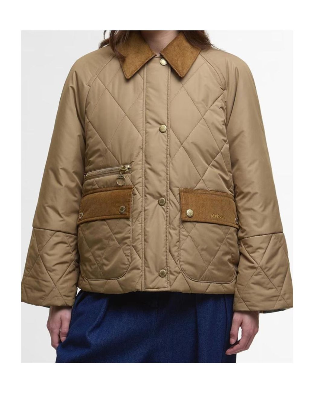 Barbour Brown Martha Quilted Jacket