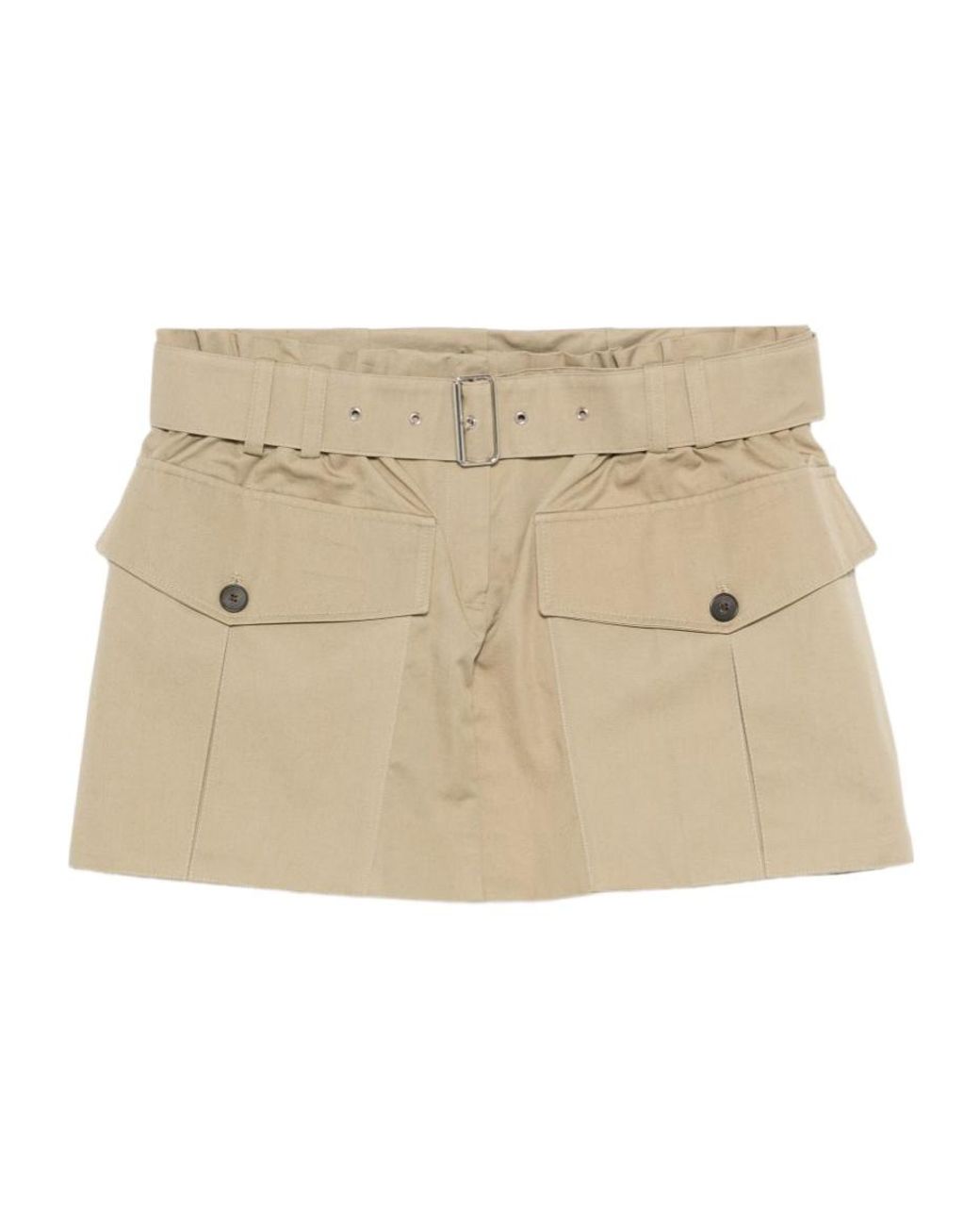 IRO Natural Belted Midi Skirt