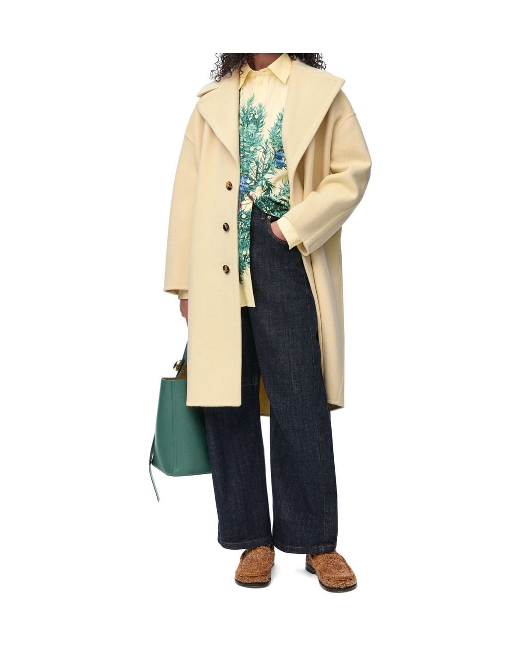 Loewe Blue Anagram Barrel Jeans
