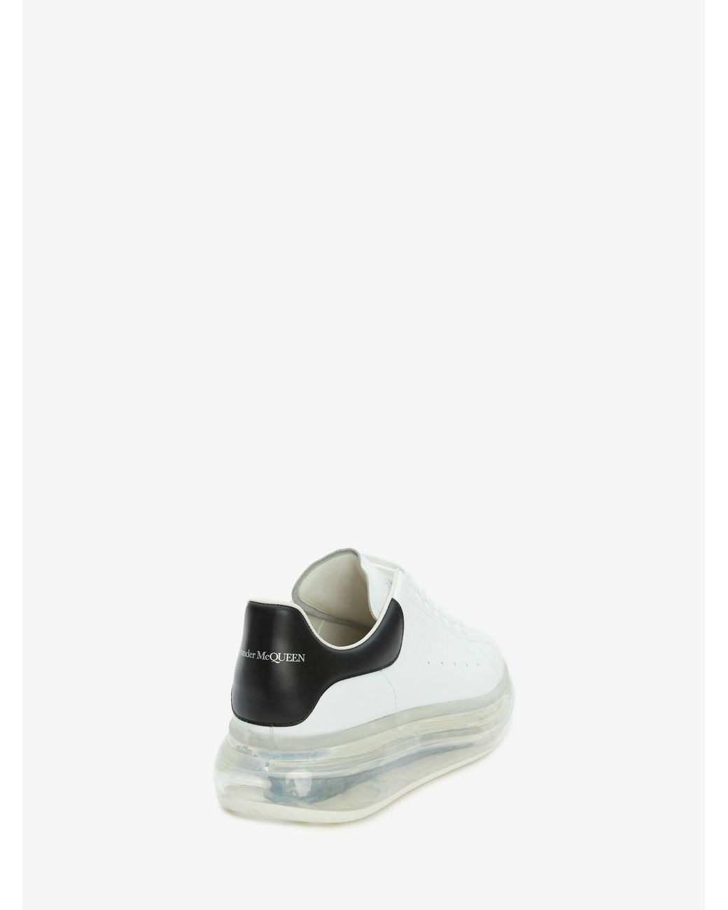 McQueen White Low-Top Lace-Up Sneakers for men