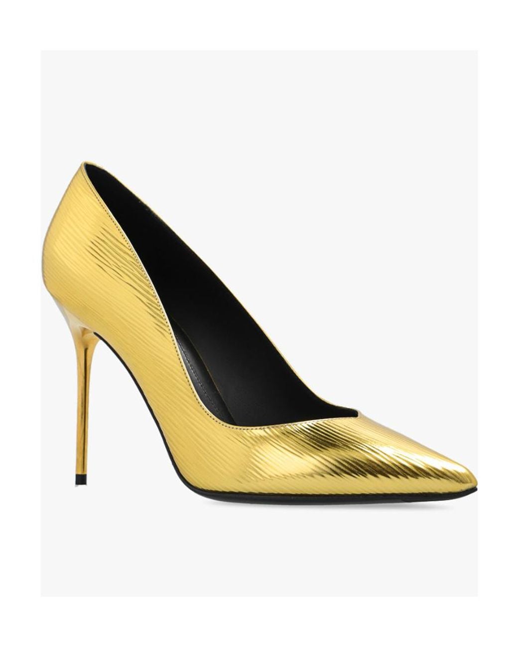 Balmain Metallic Ruby Stilettos