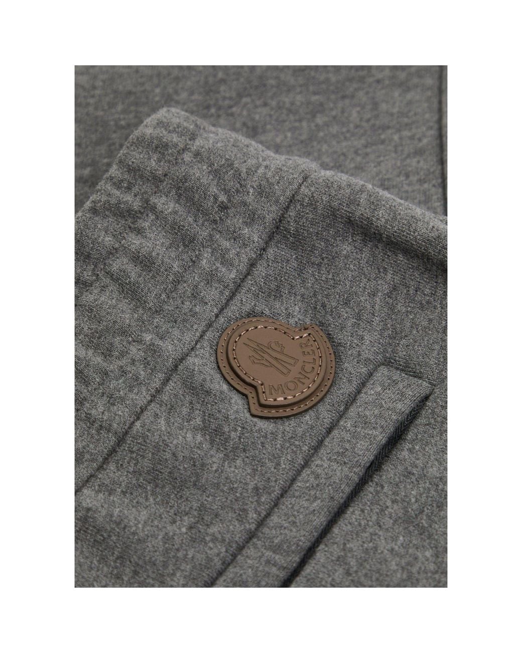 Moncler Gray Drawstring Sweatpants for men