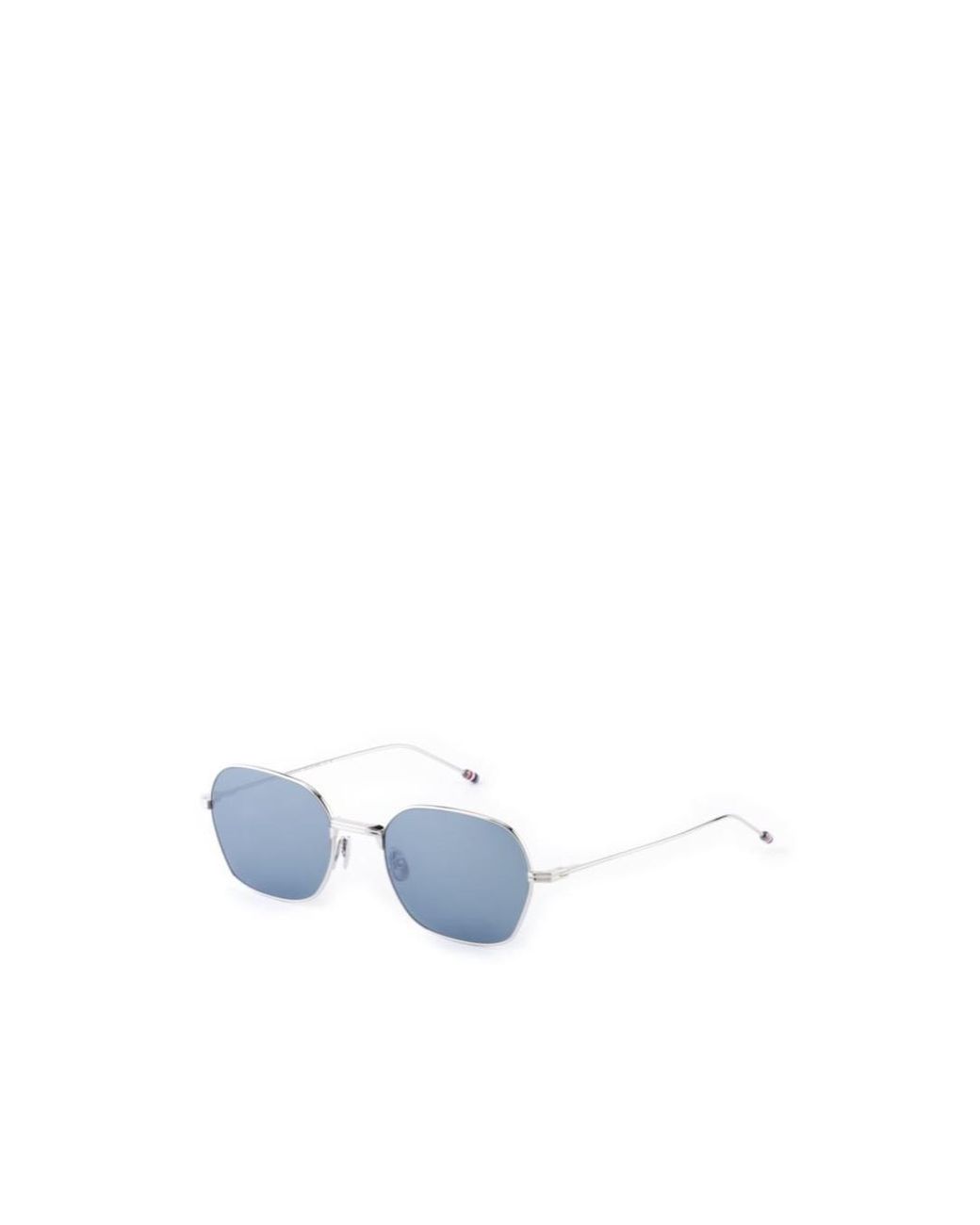 Thom Browne Blue Eyewear Rectangular Sunglasses